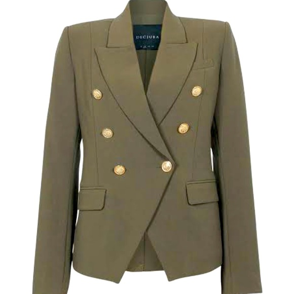 DECJUBA Jackets & Blazers - Military Khaki Blazer